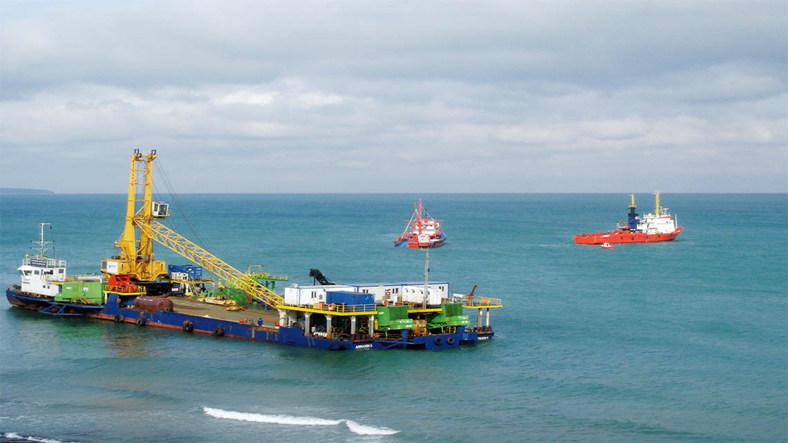 RESCUE OF THE MV ARMARINE-3 PONTOON