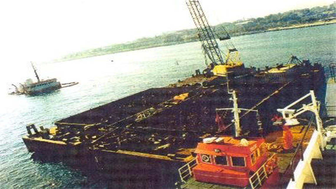 REMOVAL OF THE M/V ROBEL CARGO SHIP WRECKAGE