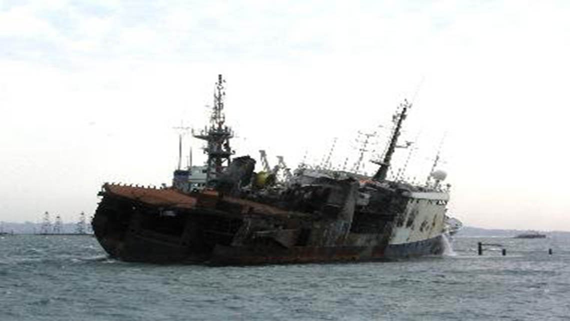 RESCUE OF THE MV PEJWAK SEISMIC RESEARCH VESSEL